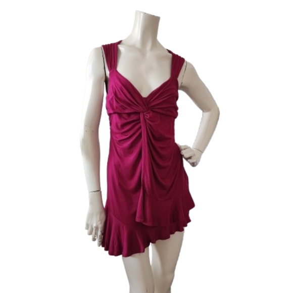 Free People Other - Free People Beach Farrah Mini Dress Womens S Magenta Cover-up NEW